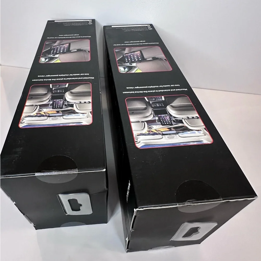 NEW MACALLY Dual Position Car Seat Cell Phone/Tablet Headrest
